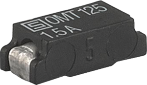 SMD-Fuse 7.4 x 3.1 mm, 1.5 A, T, 125 V (DC), 125 V (AC), 100 A breaking capacity, 3404.0115.11