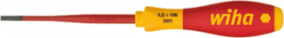 VDE screwdriver, 4 mm, slotted, BL 100 mm, L 211 mm, 35390