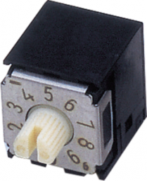 Encoding rotary switches, 10 pole, BCD, angled, 100 mA/5 VDC, SA-7111B