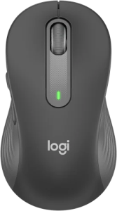 Mouse M650 L, Signature, Wireless, Bolt, Bluetooth, graphite, Optical, 400-4000 dpi, 5 Button, Right