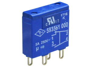 Contact element for TH25, 1 NO + 1 NC, solder terminals