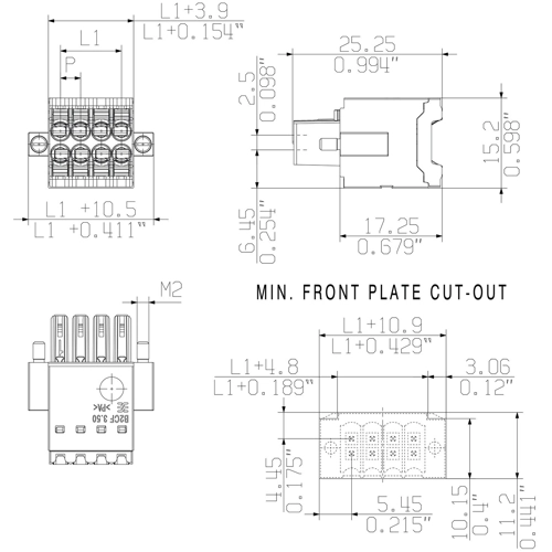 2558610000 Weidmüller PCB Connection Systems Image 3