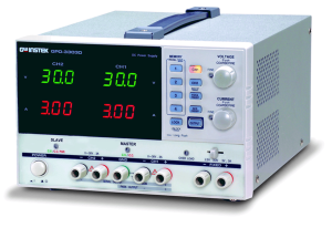 Laboratory power supply, 30 VDC, outputs: 3 (3 A/3 A/3 A), 195 W, 100-230 VAC, GPD-3303D