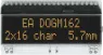 EA DOGM162S-A DISPLAY VISIONS LED-Modules
