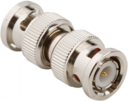Coaxial adapter, 50 Ω, BNC plug to BNC plug, straight, 031-218-RFX