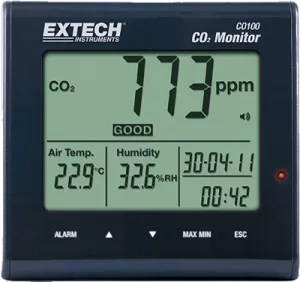 CO100 Extech Anemometers, Gas and Pressure Measuring Instruments