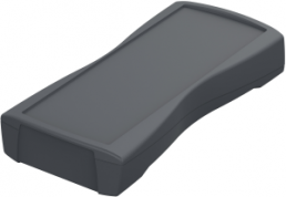 ABS handheld enclosure, (L x W x H) 209.3 x 98 x 34.8 mm, gray (RAL 7024), IP40, 82800124