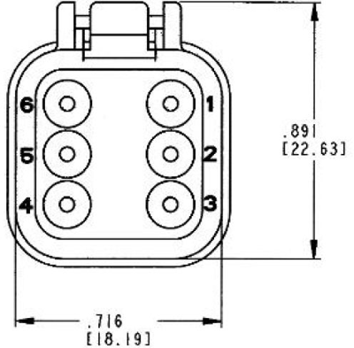 PX0100S06BK BULGIN Automotive Power Connectors Image 3
