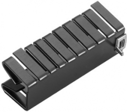 Clip-on heatsink, 38.1 x 14.5 x 16.75 mm, 16 K/W, black anodized