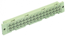 Female connector, type F, 32 pole, z-b-d, pitch 5.08 mm, solder pin, straight, 09062322894