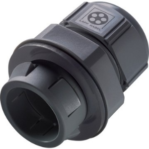 Cable gland, M12, 15/18 mm, Clamping range 3.5 to 5 mm, IP68, black, 53112929