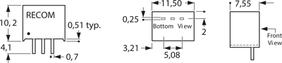 R-785.0-0.5 RECOM DC/DC Converters Image 2