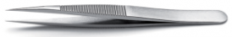 Precision tweezers, uninsulated, antimagnetic, stainless steel, 110 mm, AC.SA.0