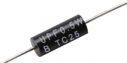 Metal film resistor, 500 Ω, 0.5 W, ±0.1 %