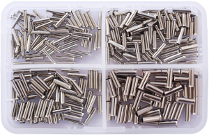 Wire end ferrule assortment, uninsulated, 300 pieces, 2010C391