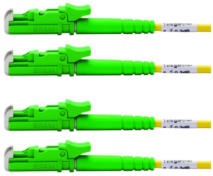 FO duplex patch cable, E2000 to E2000, 2 m, OS2, singlemode 9/125 µm