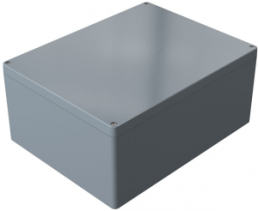 Aluminum enclosure, (L x W x H) 404 x 313 x 181 mm, gray (RAL 7001), IP66, 013140180