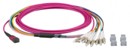 FO patch cable, LC to MTP-F, 1 m, OM4