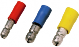 Round plug, Ø 5 mm, L 20.8 mm, insulated, straight, blue, 1.5-2.5 mm², AWG 16-14, 9200680000