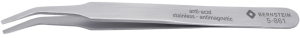 SMD tweezers, uninsulated, antimagnetic, stainless steel, 120 mm, 5-861