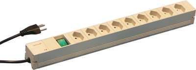 60110-454 SCHROFF Power Outlet Strips and Cable Drums