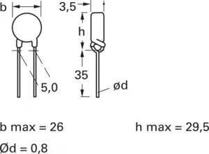 B59910C0120A070 TDK (EPCOS) PTC Thermistors