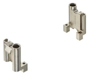 Wall mount, 2 pieces for Han connector, 09000005614