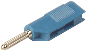 4 mm plug, screw connection, 2.5 mm², CAT O, blue, BSB 20 K BL