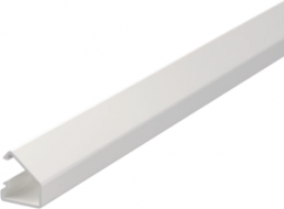 Mini cable duct, (L x W x H) 2000 x 12.5 x 7 mm, PVC, white, 6150276