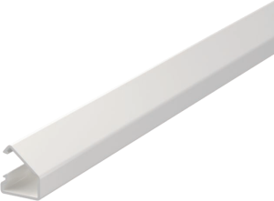 Mini cable duct, (L x W x H) 2000 x 12.5 x 7 mm, PVC, white, 6150276