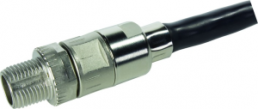 Plug, M12, 4 pole, crimp connection, screw locking, straight, 21038811411