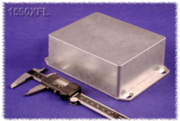 Aluminum die cast enclosure, (L x W x H) 145 x 121 x 56 mm, natural, IP54, 1590XFL