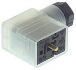 Valve connector, DIN shape B, 2 pole + PE, 250 V, 0.25-1.5 mm², 933714100