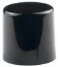 Cap, round, Ø 8 mm, (H) 7.6 mm, black, for pushbutton switch, AT443A