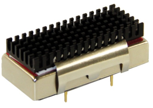 DC/DC converter heatsink, 48 x 31 x 17.2 mm, 13.2 K/W, black anodized