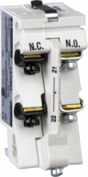 Auxiliary switch block, 10 A, 1 Form A (N/O) + 1 Form B (N/C), coil 690 VAC, LA1VN11