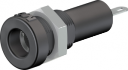 4 mm socket, solder connection, mounting Ø 8.3 mm, black, 23.0450-21