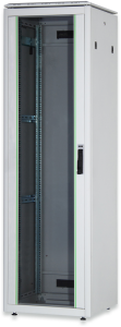 47 HE network cabinet, (H x W x D) 2276 x 600 x 600 mm, IP20, sheet steel, light gray, DN-19 47U-6/6-1