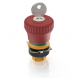 EMERGENCY-OFF pushbutton switch, 1.30.243.701/0300, with key lock
