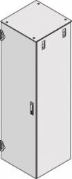 Varistar Steel Door, Plain, IP 20, 1-Point Locking, Centric Stiffener, RAL 7021, 2200H 600W