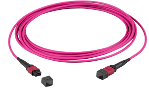 FO patch cable, MTP-F to MTP-F, 1 m, OM3, singlemode