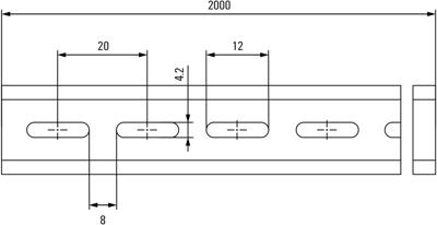 0117500000 Weidmüller DIN Rails Image 3