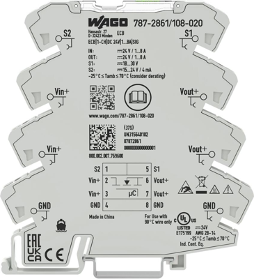 787-2861/108-020 WAGO Device Circuit Breakers Image 3