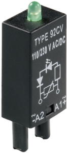 Function module, LED module 110-230 V AC/DC for plug-in socket, 8713770000