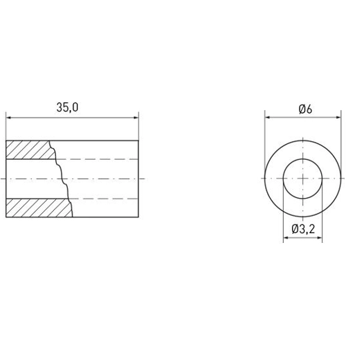 005.53.353 Ettinger Spacer Bolts Image 2
