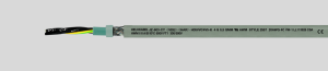 PVC control line JZ-603-CY 12 x 1.0 mm², AWG 18, shielded, gray
