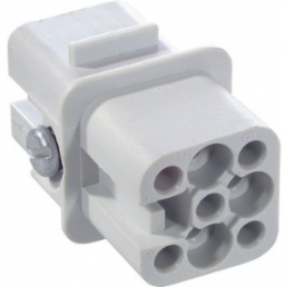 Socket contact insert, H-A 3, 7 pole, crimp connection, with PE contact, 11251000