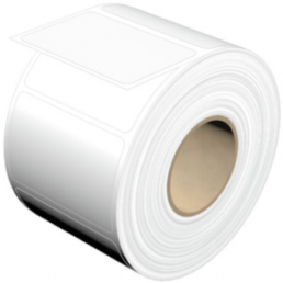 Paper Label, (L x W) 60 x 40 mm, white, Roll with 2000 pcs