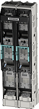 Fuse load-break switch, 3 pole, 662 A, 1000 V, (W x H x D) 100 x 662 x 195 mm, busbar, 3NJ4153-3BF01