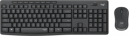 Keyboard/Mouse Set MK295, Wireless, graphiteSilent, DE, Optical, 1000 dpi